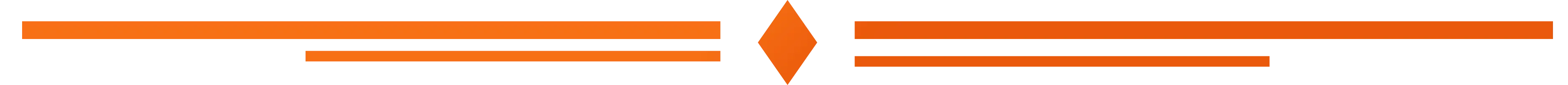 Gradient underline for section title